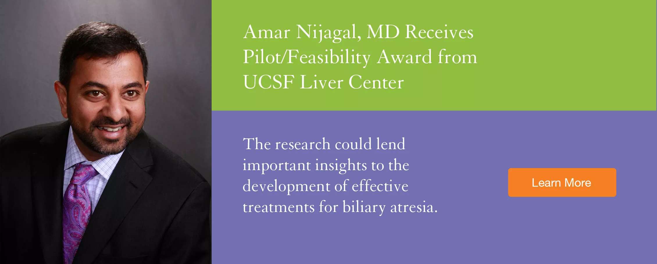 Amar Nijagal Md Recipient Of Ucsf Liver Center Pilot Feasibility Award